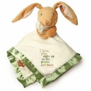 Guess How Much I Love You - Plush Brown Hare Lovey - Stuffed Security Blanket